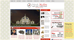 Desktop Screenshot of nhaxuan.vn