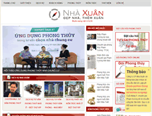 Tablet Screenshot of nhaxuan.vn